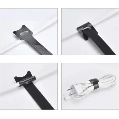 Bandă velcro pentru organizare cabluri, 50 bucati, Gonga®