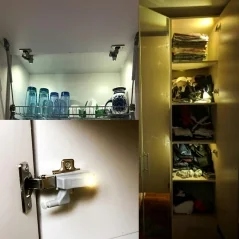 Set 10 lampi led pentru balamale dulap, Gonga®