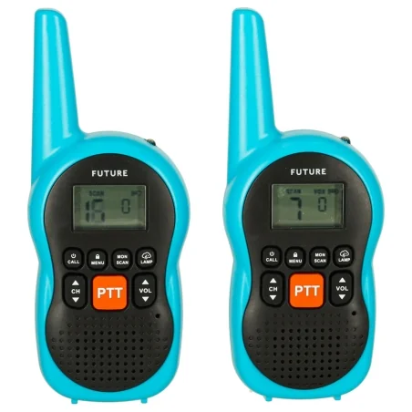 Set 2 Walkie-Talkie pentru copii, raza de actiune 2 km, Gonga®