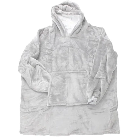 Patura tip hanorac, cu maneci, gluga si buzunar, captusita cu blana, Gonga®