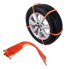 Benzi antiderapante pentru anvelope auto, set de 10 bacati, Gonga®