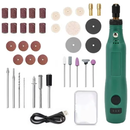 Mini polizor multifunctional ,freza electrica - set de 39 de elemente,Gonga®