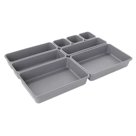 Organizator sertar compus din 8 piese diferite marimi pentru depozitarea articolelor, Gonga®
