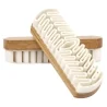 Perie pentru curatarea pantofilor de piele intoarsa si nubuck, maner din lemn, material cauciuc,12.5x4.2x3 cm, Gonga®