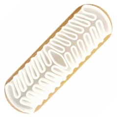 Perie pentru curatarea pantofilor de piele intoarsa si nubuck, maner din lemn, material cauciuc,12.5x4.2x3 cm, Gonga®