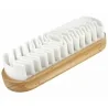 Perie pentru curatarea pantofilor de piele intoarsa si nubuck, maner din lemn, material cauciuc,12.5x4.2x3 cm, Gonga®