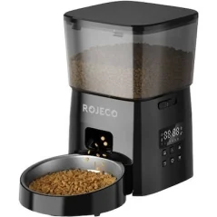 Hranitor Automat Smart Mancare Pentru Animale Rojeco 2L Versiune Buton, Gonga®
