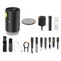 Kit perii si instrumente multifunctionale de curatare tastaturi, telefoane, aparatura electronica 20 in 1, Gonga®