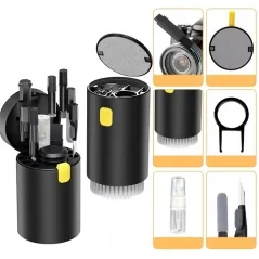 Kit perii si instrumente multifunctionale de curatare tastaturi, telefoane, aparatura electronica 20 in 1, Gonga®