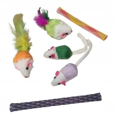 Set 21 Jucarii pentru Pisici, Tunel, mingii, soareci, undita, Gonga®