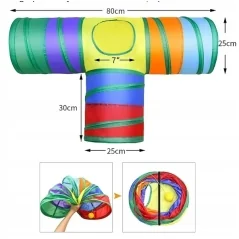 Set 21 Jucarii pentru Pisici, Tunel, mingii, soareci, undita, Gonga®