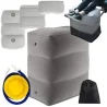 Perna gonflabila multifunctionala, inaltime variabila, pompa inclusa, inaltime maxima 45 cm, Gonga®
