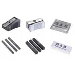 Set creioane pentru schite si desen H&B, 26 in 1, Gonga®