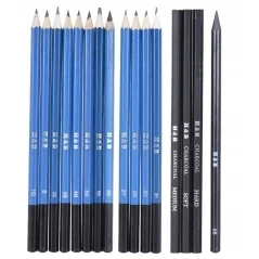 Set creioane pentru schite si desen H&B, 26 in 1, Gonga®