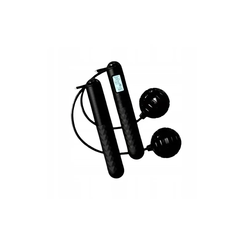 Coarda pentru sarituri digitala fara fir, lungime ajustabila, Baterie 800 mAh, reincarcare USB, Gonga®