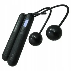 Coarda pentru sarituri digitala fara fir, lungime ajustabila, Baterie 800 mAh, reincarcare USB, Gonga®