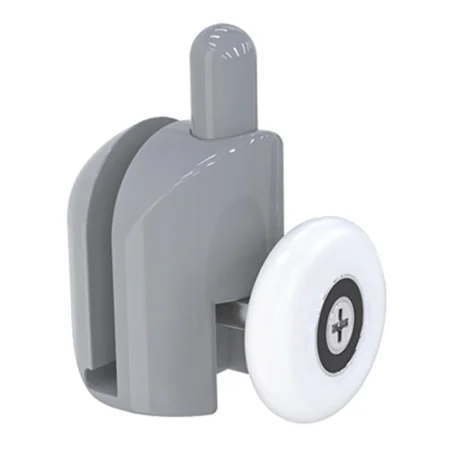 Rola universala inferioara pentru cabina de dus, 2.3 x 4.5 cm, otel si PP, Gonga®