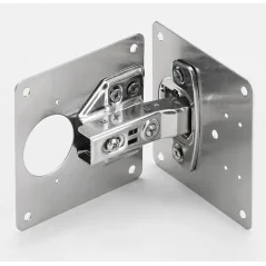 Kit element de reparare a balamalelor, realizat din otel inoxidabil, motaj simplu, suruburi incluse, Gonga®