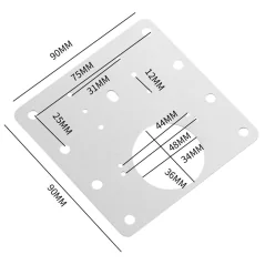 Kit element de reparare a balamalelor, realizat din otel inoxidabil, motaj simplu, suruburi incluse, Gonga®