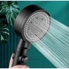 Set 3 elemente pentru dus, para de dus moderna + furtun flexibil + suport pentru perete, Gonga®