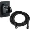 Set 3 elemente pentru dus, para de dus moderna + furtun flexibil + suport pentru perete, Gonga®