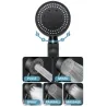Set 3 elemente pentru dus, para de dus moderna + furtun flexibil + suport pentru perete, Gonga®