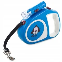 Lesa automata cu functie de blocare, lanterna led, lungime 5m, maxim 15kg, Gonga®