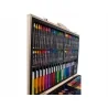 Trusa de pictura si desen, 188 piese, cutie depozitare lemn, Gonga®