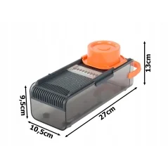 Razatoare multifunctionala pentru legume si fructe, 4 lame diferite, Gonga®