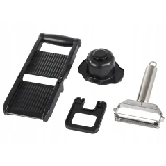 Set razatoare legume, decozitor, maner, 22.5 x 9 x 2 cm, Gonga®