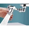 Extensie robinet rotativa, adaptor baterie, universal, rotatie de 1080 °, functie de economisire a apei, Gonga®