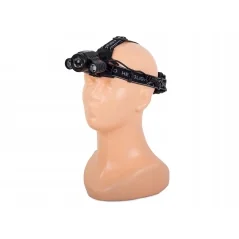 Lanterna pentru cap, 3 leduri, 3800 lumeni, acumulatori, Gonga®