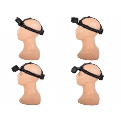 Lanterna pentru cap, 3 leduri, 3800 lumeni, acumulatori, Gonga®