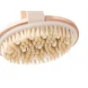 Perie pentru masaj corporal cu maner detasabil, lemn, 45x6.5 cm, Gonga®