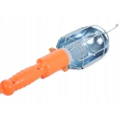 Lampa portabila, E27, 60W, lungime cablu 8 m, IP20, carcasa ABS si aluminiu, Gonga®