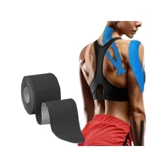 Banda Kinesiologica, Kinesio tape, recuperari kinesiologice, adeziv prietenos cu pielea, impermeabil, Gonga®