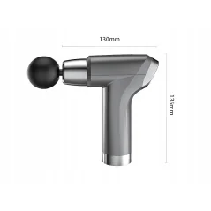 Aparat de vibromasaj intens, 4 capete interschimbabile, diferite, 30 W, 6 nivele de intensitate, baterie 1200mAh, Gonga®