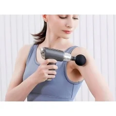 Aparat de vibromasaj intens, 4 capete interschimbabile, diferite, 30 W, 6 nivele de intensitate, baterie 1200mAh, Gonga®