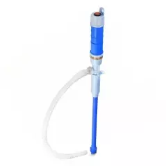 Pompa electrica pentru transfer lichide, cu baterii, fara amorsare, albastru, Gonga®