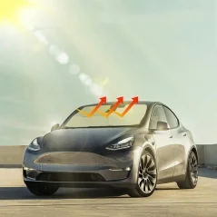 Parasolar auto tip umbrela, protejeaza impotriva radiatiilor solare, universal, 130x75 cm, Gonga®