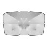 Parasolar auto tip umbrela, protejeaza impotriva radiatiilor solare, universal, 130x75 cm, Gonga®