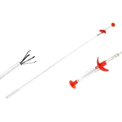 Recuperator flexibil pentru obiecte mici, cu arc si gheara pentru prindere, din plastic/metal, lungime 60 cm, Gonga®