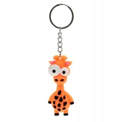 Set 12 bucati breloc din cauciuc diverse animale, Gonga®