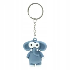 Set 12 bucati breloc din cauciuc diverse animale, Gonga®