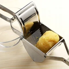 Presa pentru stoarcerea cartofilor, legumelor si fructelor, din otel inoxidabil, Gonga®