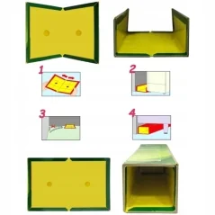 Capcana cu lipici pentru soareci tip carte, 31.5 x 21 cm, Gonga®