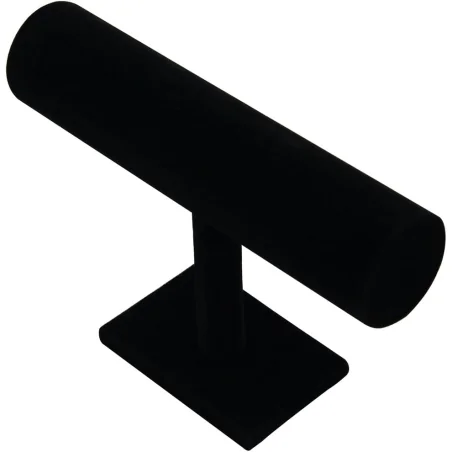 Suport cilindric pentru brățări, expunere elegantă din catifea, înălțime 15 cm, Gonga®