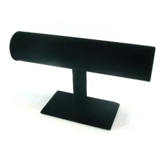 Suport cilindric pentru brățări, expunere elegantă din catifea, înălțime 15 cm, Gonga®