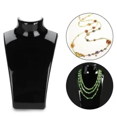 Suport bijuterii, bust, din plastic, 13 cm x 19,5 cm x 7,5 cm, Gonga®