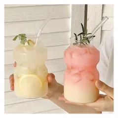 Pahar din sticlă cu capacitate de 440 ml, 13 cm înălțime, Gonga®